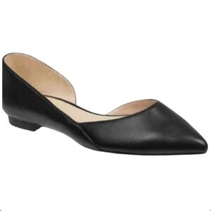 Marc Fisher LTD Sunny D'Orsay Pointed Toe Leather Flats Size 5